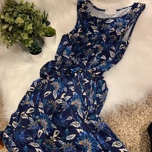 Tie front detail dress